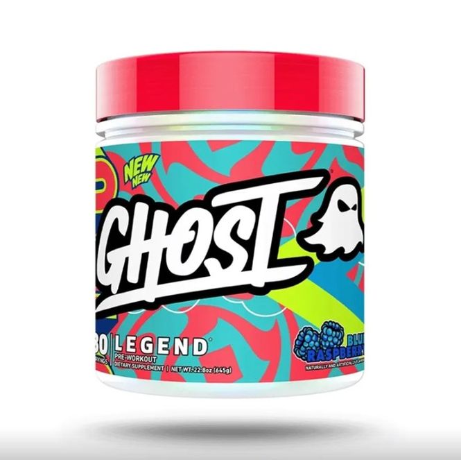 Hovedbilde Ghost Legend Pre-Workout - Blue Raspberry 645g