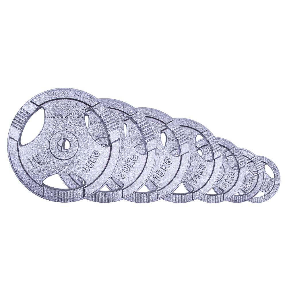 Vektskivesett 1,25–25 kg - 30 mm inSPORTline Hamerton