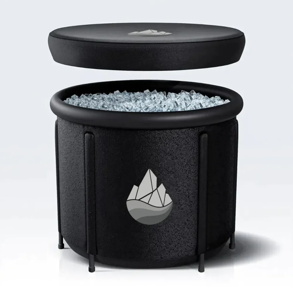 Isbad 330 liter - sammenleggbar isbadestamp 75 x 75 cm