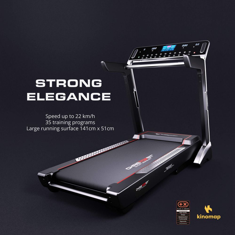 TM 5000S Tredemølle – Maksvekt 150kg og opptil 22km/t
