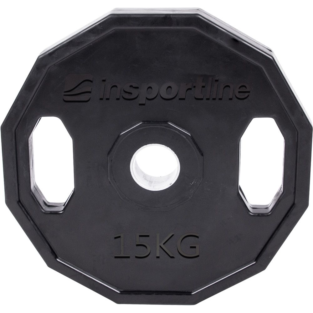 Vektskivesett 107,5 kg 50 mm gummibelagt Ruberton