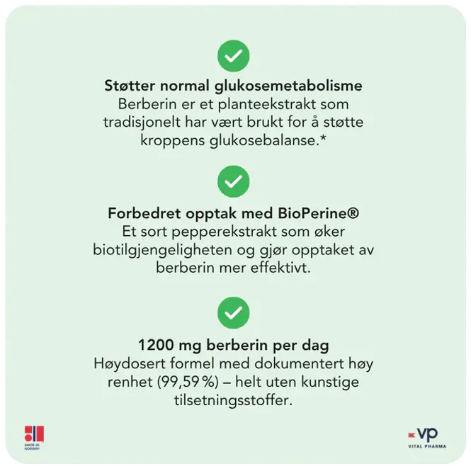Hovedbilde Berberin 90 kapsler