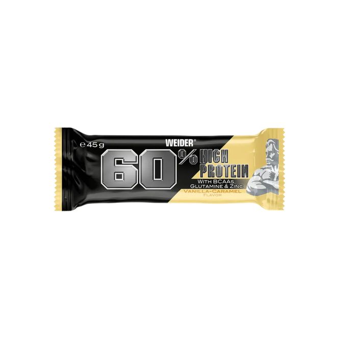 Hovedbilde Weider 60% Protein Bar Vanilla-Caramel – 45 ...