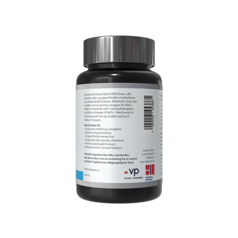 NMN 300 mg, 120 kapsler