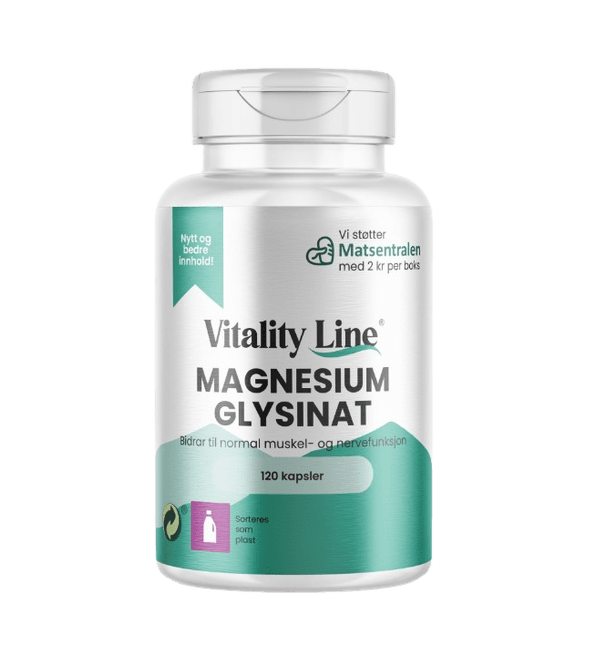 Hovedbilde Vitality Line Magnesium Glysinat - 120 kapsler