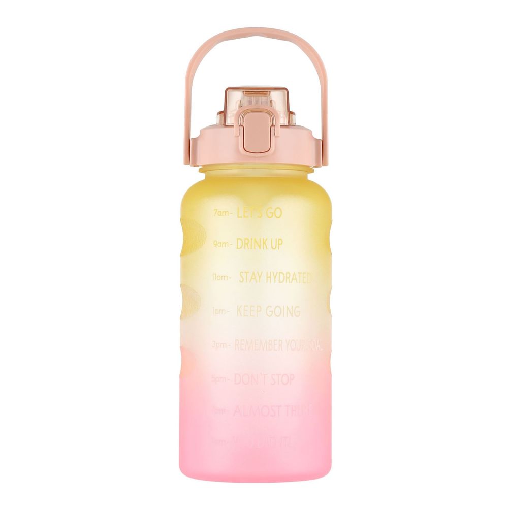 Motivasjons drikkeflaske 2000 ml - Assorterte farger