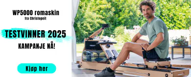WP5000 romaskin fra Christopeit – testvinner 2025. Nå på kampanje.