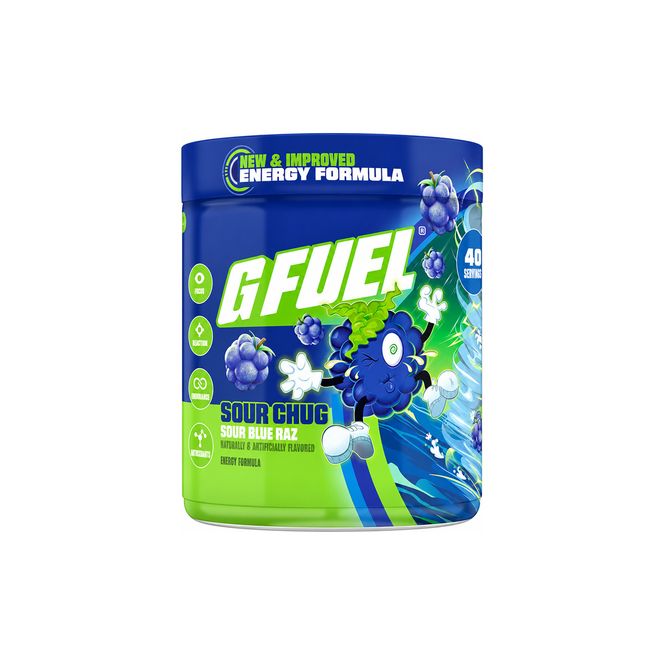 Hovedbilde G FUEL Sour Chug 2.0 Sour Blue Raz - 272 g