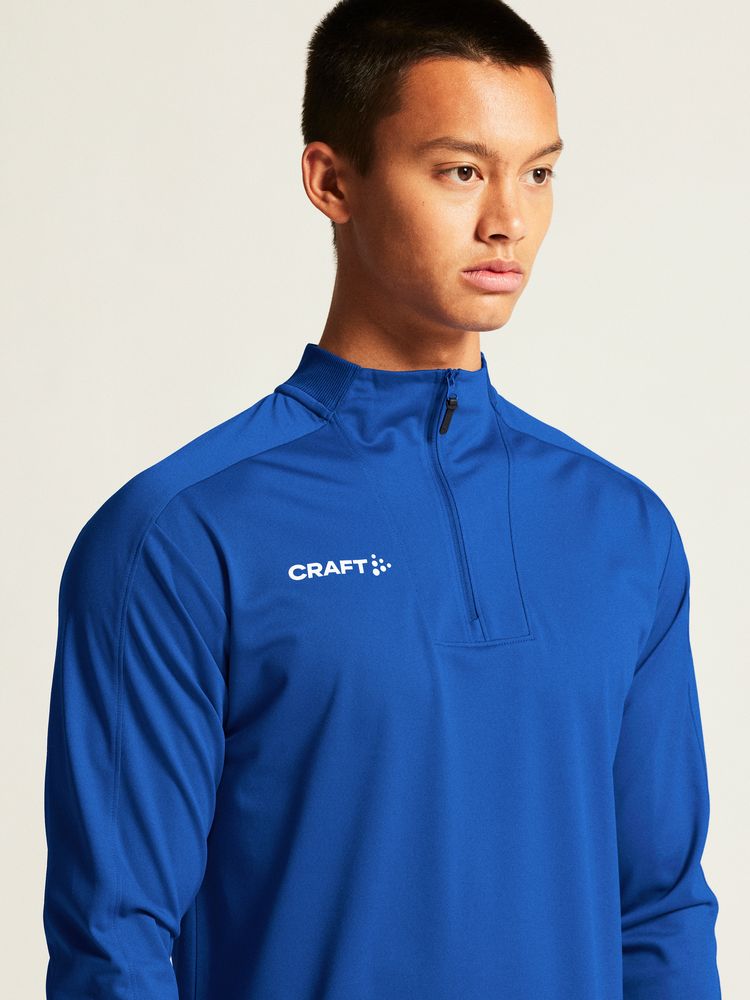 Craft Evolve 2.0 Half Zip – treningsgenser i blå til herre
