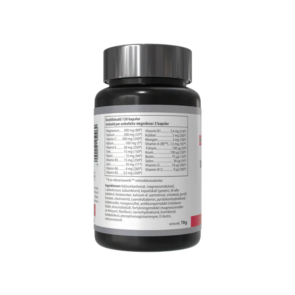 Unique Complex – multivitamin og mineraler