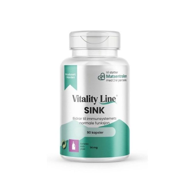 Hovedbilde Vitality Line Sink + B6 - 90 kapsler